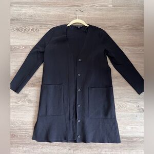 COS long open sweater jacket